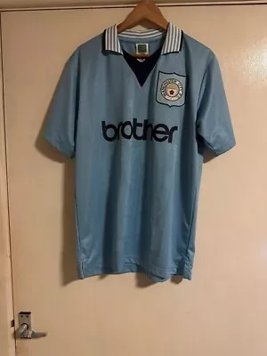 My Retro Man City Shirt With Collar • £57