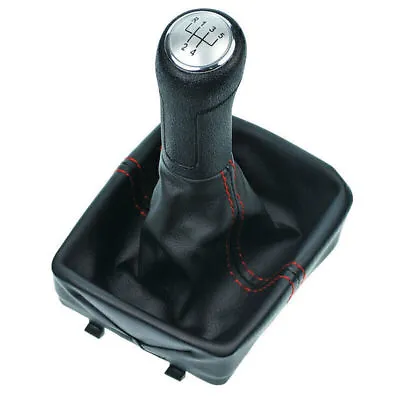 New 5 Speed Gear Shift Knob Cover Stick Lever Gaitor Boot For VW Polo 9N 9N2 9N3 • $20.20