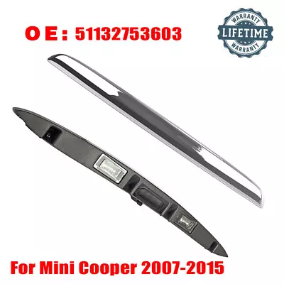 Rear Trunk Hatch Handle With Lamp For 2007-2015 Mini Cooper Cooper 51132753603 • $39.99