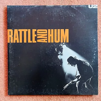 U2 Rattle And Hum Gatefold Double 12  Vinyl LP 1988 Island Records U27 • $24.88