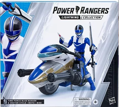 Hasbro Power Rangers Lightning Collection: TIME FORCE BLUE RANGER VECTOR CYCLE • $35