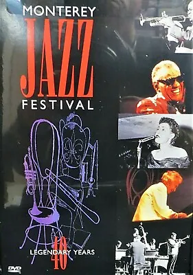 Monterey Jazz Festival NEW! DVD 40 YearsMiles DavisSarah Vaughn EllaDizzy • $6.54