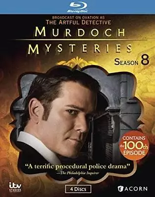 Murdoch Mysteries Season 8 Blu-ray - Blu-ray By Yannick Bisson - VERY GOOD • $10.93