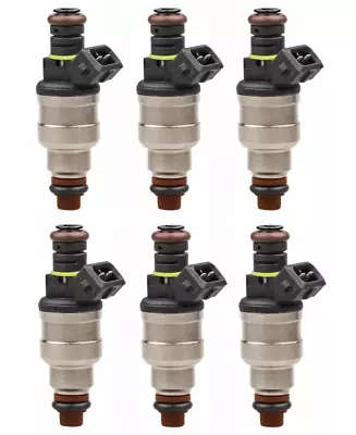 Set (6) Flow Matched Fuel Injectors For Ford 2.3 2.9 3.0 3.8 4.9 5.0 F47E-A2E • $47.99