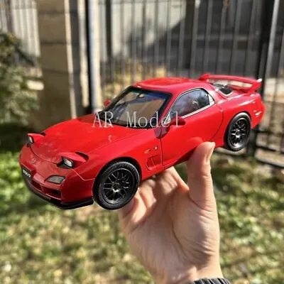 Red 1/18 Scale POLAR MASTER Mazda RX7 SPIRIT R Metal Diecast Car Model • $381.48