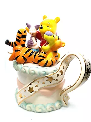 Vintage  Cardew Disney Showcase Winnie The Pooh Birthday Cake Teapot Ltd Edition • $311.93