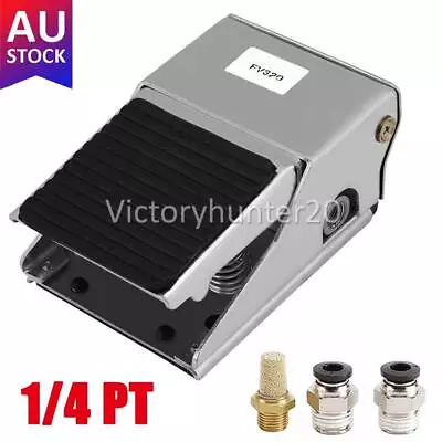 Car Foot Pedal Pressure Control Valve 3Way 2Position 1/4PT Air Pneumatic Switch • $33.20