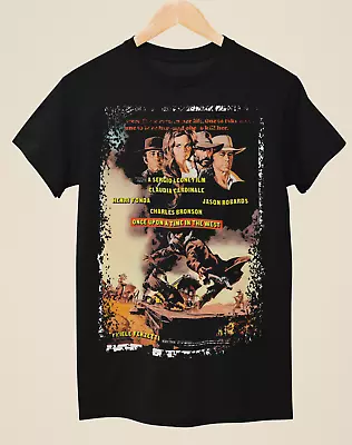 Once Upon A Time In The West - Western Movie Poster Inspired Unisex Black TShirt • $18.65