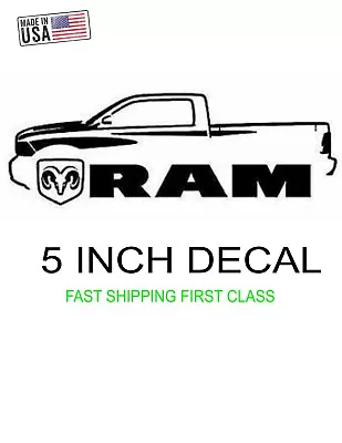 RAM Trucks Silhouette Decals Pickup Trucks Stickers Mopar Fans Sticker • $10