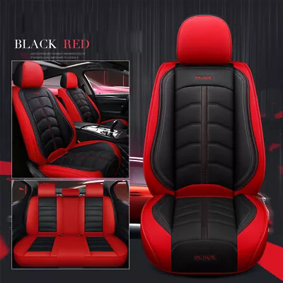 Black Red Full Set Car Seat Cover Holden Calais Commodore Colorado Cruze Captiva • $119.99