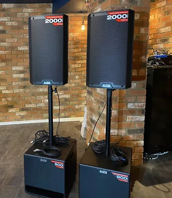 ALTO  5800 Watt Lightweight Powered Portable PA System • £1490