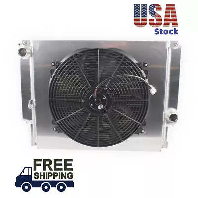 Aluminum Cooling Racing Radiator+Fan For 92-99 BMW E36 Manual Transmission Core • $165