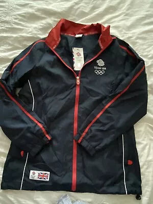 Team GB Olympic Zip Up Jacket Size M New Navy Red • £25