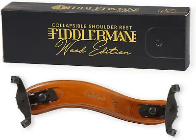 Fiddlerman Wood Violin Shoulder Rest For 4/4 And 3/4 With Collapsible And Height • $38.99