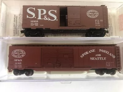 N Scale Atlas &MicroTrains SP&S Box Freight Cars • $10