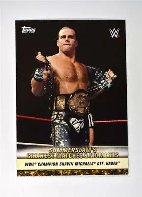 2019 SummerSlam Greatest Matches Moments GM13 Champion Shawn Michaels Def Vader • $0.99