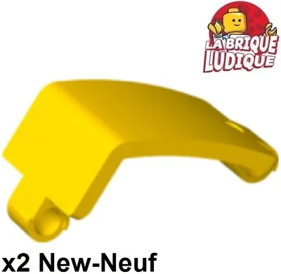 LEGO Technic 2x Panel Curved Panel Body 3x6x3 Yellow/Yellow 24116 New • $2.96