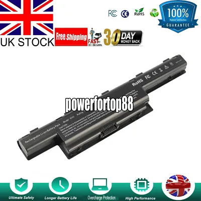 AS10D31 Battery For Packard Bell EasyNote TS11HR TS11SB TS13HR TS13SB TXS66HR • £19.66