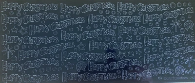 £1.95 • Buy HAPPY CHRISTMAS - Peel Off Stickers - Cards - Crafting - Scrapbooking  - 752