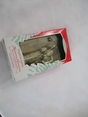 Hallmark Ornament 2002 YULETIDE SANTA Memories Of Christmas Chalkware • $2.99