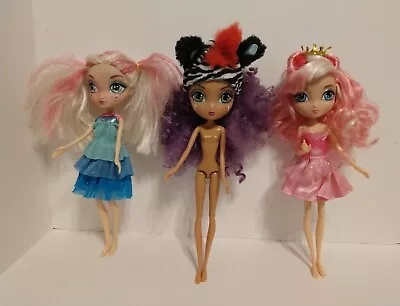 Spin Master LA DEE DA Dolls Fashion Dolls Lot Of 3 ~ Cyanne Sloane Dee • $19.95