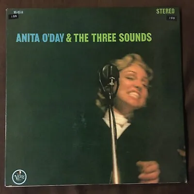 $26.99 • Buy ANITA O'DAY & THE THREE SOUNDS - 1962 1st Press Verve Stereo LP - BEAUTIFUL EX