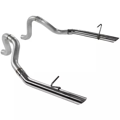 FLOWMASTER PRE-BENT TAILPIPES For 86-93 Ford Mustang LX 5.0L & 86 Mustang 815814 • $375.95