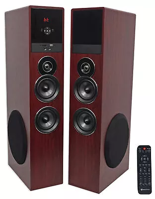 Tower Speaker Home Theater System+8  Sub For Vizio D-Series Television TV-Wood • $269.95