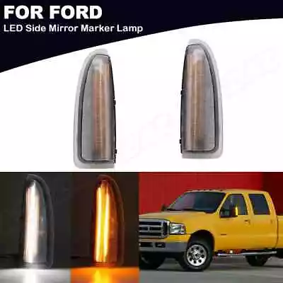 Tow Mirrors For 2003-2007 Ford F250 F350 F450 Super Duty LED Turn Signal Power • $46.13