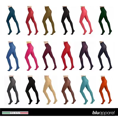 £4.20 • Buy 50 Denier Opaque Tights Size UK 8-24 S-XXL Plus Size RRP £9.99 Italian Made