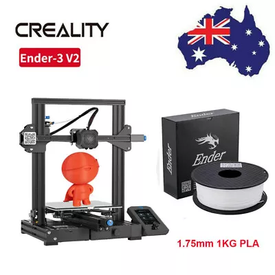$369 • Buy Original Creality 3D Printer Ender 3V2 Slilent Mianboard + 1KG PLA Filament AU