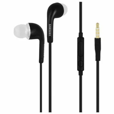 Genuine Samsung Handsfree Headphones Earphones EHS64AVFBE Wired Earbud 3.5 Black • £2.99