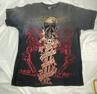 Ed Hardy Shirt Erase All Fears Men’s Sz 2XL  • $29.99