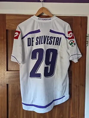 2009-10 De Silvestri Fiorentina Matchworn Shirt Serie A VS Inter No Lazio Italy • $111.89