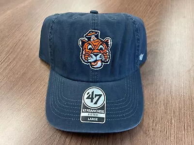 Auburn Tigers 47 Classic Franchise Hat Large Vtg Navy Fitted Cap Ncaa Nwt $40 • $30