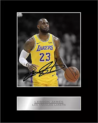 Lebron James Print Signed Mounted Photo Display #2 Autographed Picture Print • $69.08