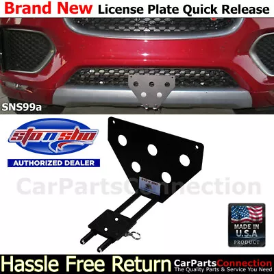 STO N SHO For 17-19 Jaguar F-Pace S/R Sport SNS99a Q-Release LicensePlateBracket • $92.99