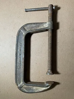 Vintage Brink & Cotton C-Clamp 6 In. Ductile Iron #146  Made In USA • $22.99