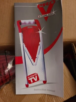 $45 • Buy Pro V Stainless Mandoline Slicer Color Red
