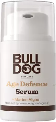 BULLDOG SKINCARE - Age Defence Serum For Men | Anti-Aging Face Serum | 50 Ml • £9.46