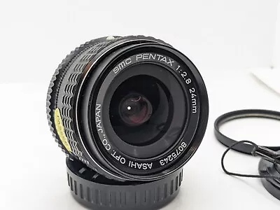 Pentax SMC 24mm 2.8 Lens With Caps - K Mount - Manual Focus - Excellent • $110