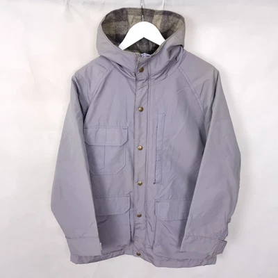 WOOLRICH WOMAN Vintage 70s Wool Blanket Lined Hooded Parka Jacket Womens M UK 12 • £17.86