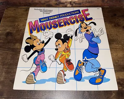 Mousercise - Walt Disney Productions - Vinyl Album - Rare • $90