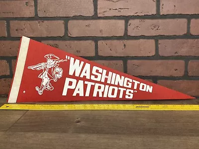 Vintage Washington Patriots 24.5  Felt Sports Pennant • $39.99