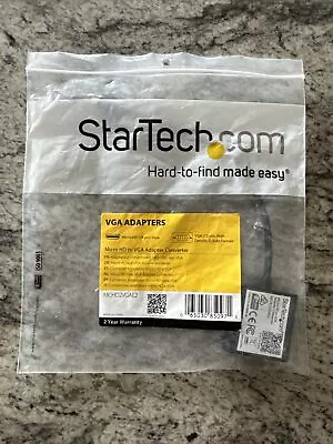 StarTech MCHD2VGAE2 Micro HDMI To VGA Adapter Converter For Smartphones / • $20