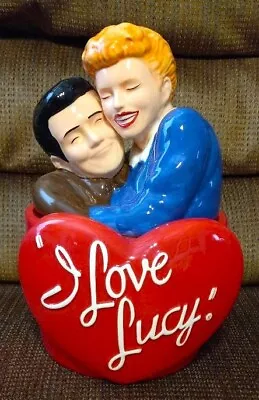 I Love Lucy Cookie Jar - Lucille Ball & Desi Arnaz • $79.95