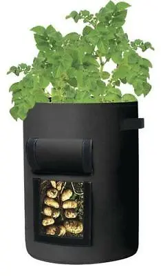 $12.23 • Buy Breathable SINGLE 10 Gallon Grow Bag, Plant & Harvest Potatoe Garlic Eggplant +