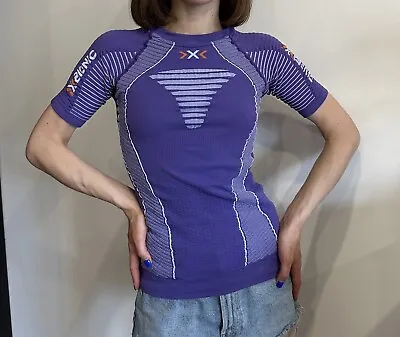 X-Bionic RARE Womens Lady Thermal Short Sleeve T-shirt Top Jersey Size XL • £33.77