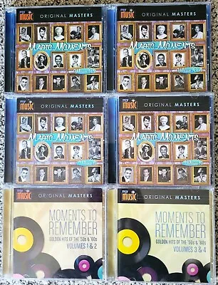 MY MUSIC Huge 10 CD Lot Magic Moments & Golden Hits 199 50s-60s Classic Tracks! • $59.99