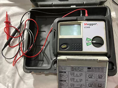 Megger LT300 Earth Loop Tester Used • £250